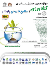 پوستر دوازدهمین همایش سراسری کشاورزی و منابع طبیعی پایدار