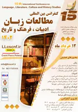 پوستر پانزدهمین کنفرانس بین المللی زبان، ادبیات، فرهنگ و تاریخ