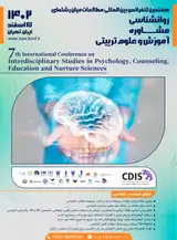 پوستر هفتمین کنفرانس بین المللی مطالعات میان رشته ای روانشناسی، مشاوره، آموزش و علوم تربیتی