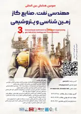 پوستر سومین همایش بین المللی مهندسی نفت، صنایع گاز زمین شناسی و پتروشیمی