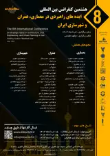 هشتمین کنفرانس بین المللی ایده های راهبردی در معماری، عمران و شهرسازی ایران