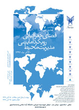 پوستر چهارمین همایش ملی فضای جغرافیایی، رویکرد آمایشی و مدیریت محیط