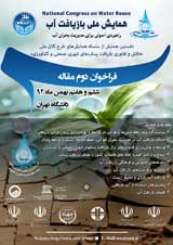 پوستر همایش ملی بازیافت آب؛ راهبردی اصولی برای مدیریت بحران آب