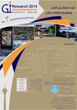 پوستر اولین همایش بین المللی پژوهش های اطلاعات مکانی