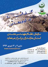 پوستر کنفرانس ملی علوم معدنی