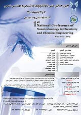 پوستر اولین همایش ملی نانو تکنولوژِی در شیمی و مهندسی شیمی