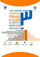 پوستر سومین همایش ملی راهکارهای توسعه اقتصادی با تاکید بر اقتصاد مقاومتی و مولفه های فرهنگی