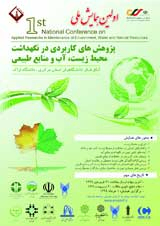 پوستر اولین همایش ملی پژوهش های کاربردی در نگهداشت محیط زیست، آب و منابع طبیعی