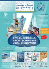 پوستر هفتمین کنگره سالانه بین المللی عمران، معماری و توسعه شهری