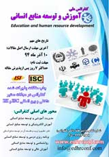 پوستر کنفرانس ملی آموزش و توسعه منابع انسانی