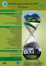 پوستر کنفرانس ملی مهندسی و مدیریت محیط  زیست