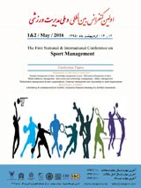 پوستر نخستین کنفرانس بین المللی مدیریت ورزشی