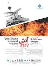 پوستر کنفرانس ملی محافظت ساختمان ها و سیستم های حمل و نقل در برابر  آتش