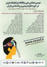 پوستر دومین همایش ملی مطالعات و تحقیقات نوین در حوزه علوم تربیتی و روانشناسی ایران