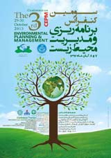 پوستر سومین کنفرانس برنامه ریزی و مدیریت محیط زیست
