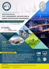 پوستر سومین کنفرانس بین المللی ژئوتکنیک، مهندسی عمران، معماری و مهندسی لرزه ای شهری