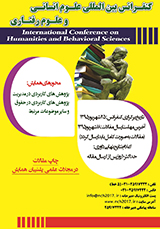 پوستر کنفرانس بین المللی علوم انسانی و علوم رفتاری