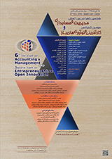 پوستر ششمین کنفرانس بین المللی حسابداری و مدیریت و سومین کنفرانس کارآفرینی و نوآوری های باز