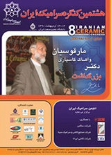 پوستر هشتمین کنگره سرامیک ایران