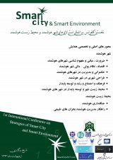 پوستر نخستین کنفرانس بین المللی استراتژی های شهر هوشمند و محیط زیست هوشمند