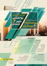 پوستر هفتمین کنفرانس بین المللی روانشناسی و علوم اجتماعی
