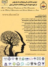 پوستر سومین همایش ملی پژوهش های نوین در حوزه علوم انسانی و مطالعات اجتماعی ایران
