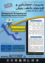 پوستر سومین کنفرانس بین المللی مدیریت،حسابداری و اقتصاد دانش بنیان با تاکید بر اقتصاد مقاومتی