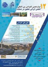 پوستر دوازدهمین کنفرانس بین المللی انجمن ایرانی تحقیق در عملیات
