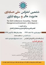 پوستر ششمین کنفرانس ملی حسابداری، مدیریت مالی و سرمایه گذاری