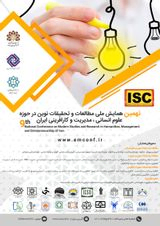 پوستر نهمین همایش ملی مطالعات و تحقیقات نوین در حوزه علوم انسانی ، مدیریت و کارافرینی ایران