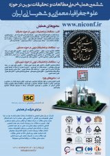 پوستر ششمین همایش ملی مطالعات و تحقیقات نوین در حوزه علوم جغرافیا، معماری و شهرسازی ایران