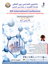 پوستر ششمین کنفرانس بین المللی توسعه فناوری در مهندسی شیمی