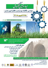 پوستر چهاردهمین کنگره ملی مهندسی مکانیک بیوسیستم و مکانیزاسیون ایران