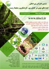 پوستر ششمین کنفرانس بین المللی ایده های نوین در کشاورزی، محیط زیست و گردشگری