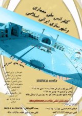 پوستر کنفرانس ملی معماری و شهرسازی ایرانی اسلامی