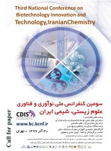 پوستر سومین کنفرانس ملی نوآوری و فناوری علوم زیستی، شیمی ایران
