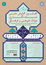 پوستر نخستین همایش ملی مستندنگاری میراث طبیعی و فرهنگی