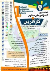 پوستر نخستین کنفرانس ملی مدارس کارآفرین(رویکردها،نظریه ها،ابعاد و تجارت کاربردی از کشورهای موفق)