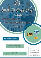 پوستر اولین کنفرانس بین المللی حقوق و علوم انسانی