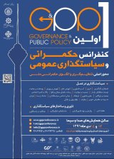 پوستر اولین کنفرانس حکمرانی و سیاستگذاری عمومی