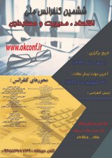 پوستر سومین کنفرانس ملی حقوق،علوم اجتماعی و انسانی،روانشناسی و مشاوره