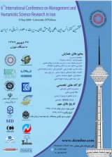 پوستر ششمین کنفرانس بین المللی پژوهش های مدیریت و علوم انسانی در ایران