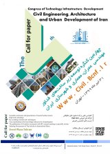 پوستر چهارمین کنگره سالانه توسعه زیرساخت های فناور مهندسی عمران، معماری و شهرسازی ایران
