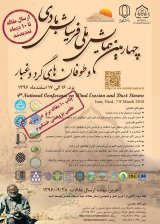 پوستر چهارمین همایش ملی فرسایش بادی و طوفان های گردو غبار