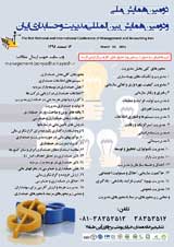 پوستر دومین همایش ملی و دومین همایش بین المللی مدیریت و حسابداری ایران