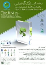 پوستر نخستین کنگره ملی و نمایشگاه بین المللی گیاهان دارویی و راهکارهای طب ایرانی موثر بر دیابت