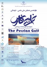 پوستر دوازدهمین همایش ملی و نخستین همایش بین المللی علمی - فرهنگی خلیج فارس