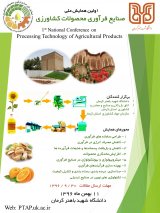 پوستر اولین همایش ملی صنایع فرآوری محصولات کشاورزی