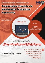پوستر اولین کنفرانس بین المللی اصول فناورانه در مدیریت و مهندسی صنایع