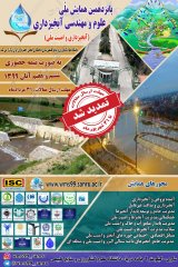 پوستر پانزدهمین همایش ملّی علوم و مهندسی آبخیزداری ایران